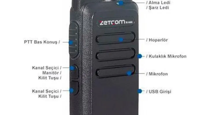 Zetcom N446 Lisanssız El Telsizi